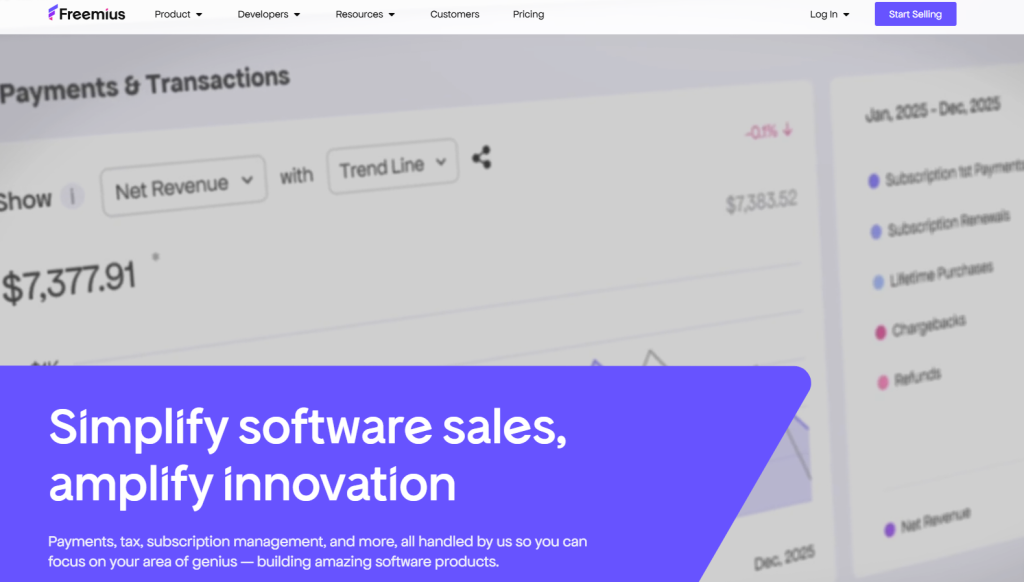 Freemius - internal SaaS control system